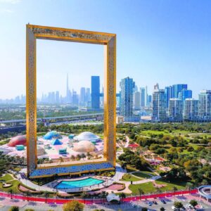 Dubai frame with Desert Safari Tour